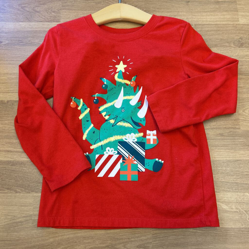 Cat & Jack Dino Tree LS Tee - 5T