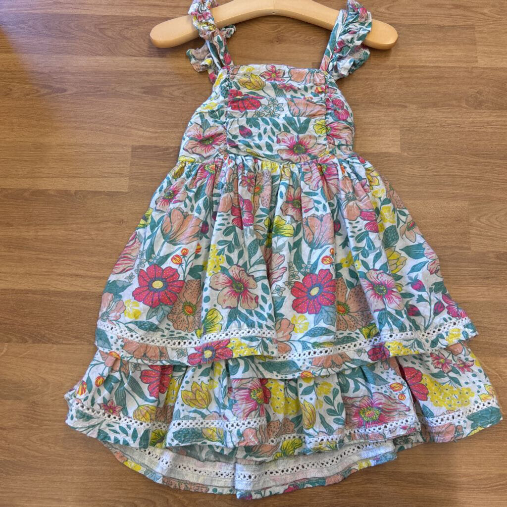 Cupcakes and Cashmere Floral Tank Dress - 3T