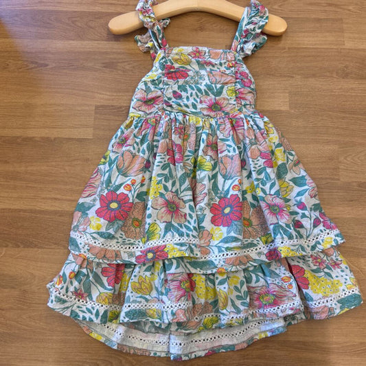 Cupcakes and Cashmere Floral Tank Dress - 3T