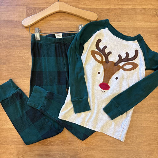 Children's Place Reindeer Pjs - 6