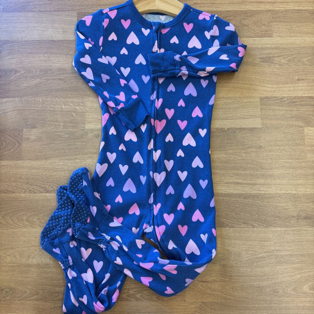 Old Navy Heart Zip Sleeper - 2T