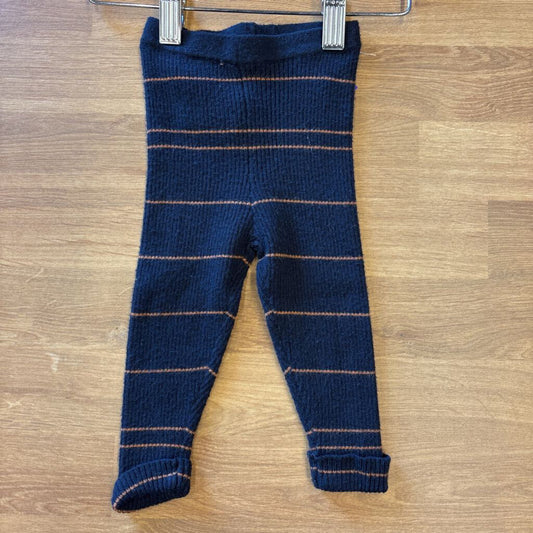 Zara Stripe Knit Leggings - 6/9m
