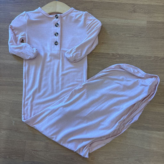 Lou Lou Knotted Sleeping Gown - 3/9m