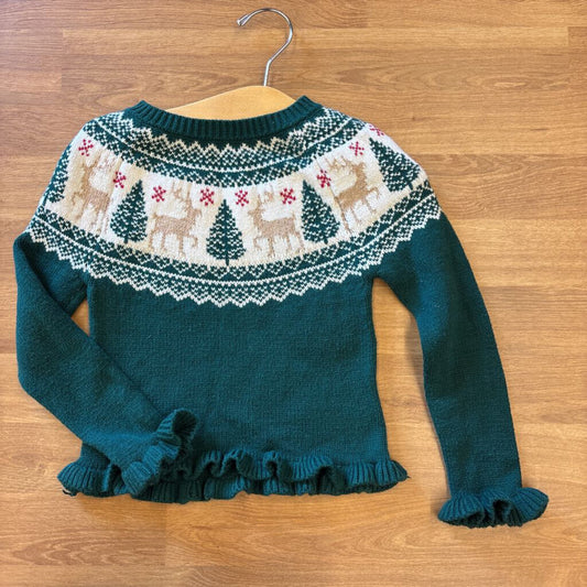 Tahari Reindeer Knit Sweater - 2T