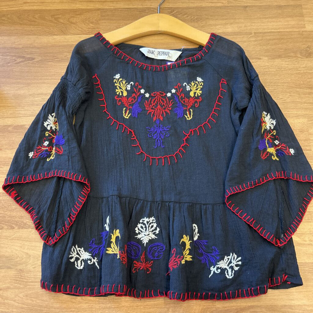 Jak & Peppar LS Peasant Top - 3T