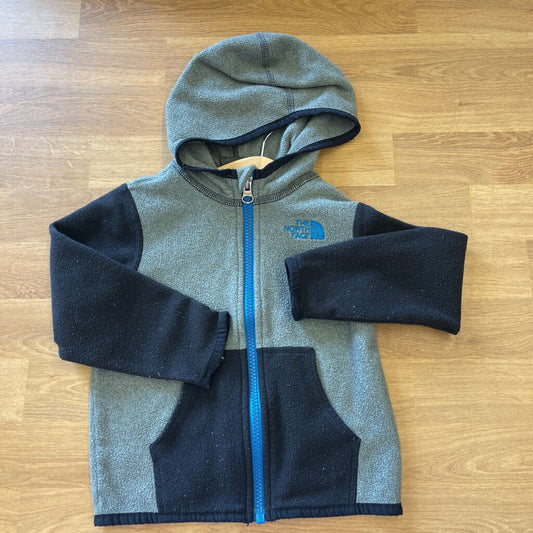 The North Face Fleece Zip Hoodie (wear) - 18/24m