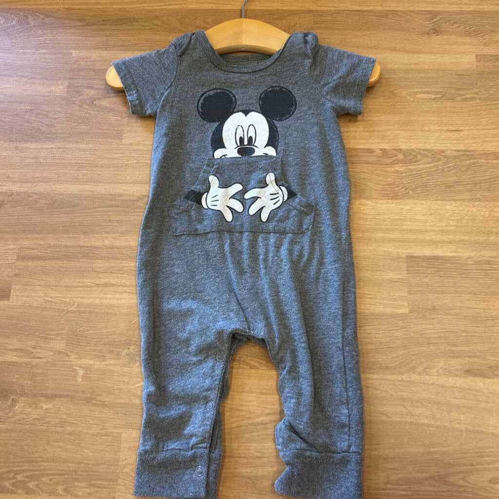 Disney Baby Mickey SS Romper - 3/6m