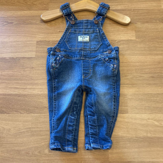 Osh Kosh Flower Pocket Overalls - 3m