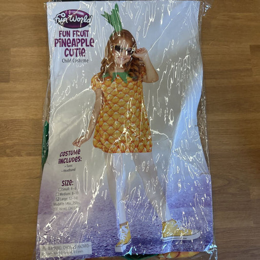 Pineapple Girl Costume - 12/14