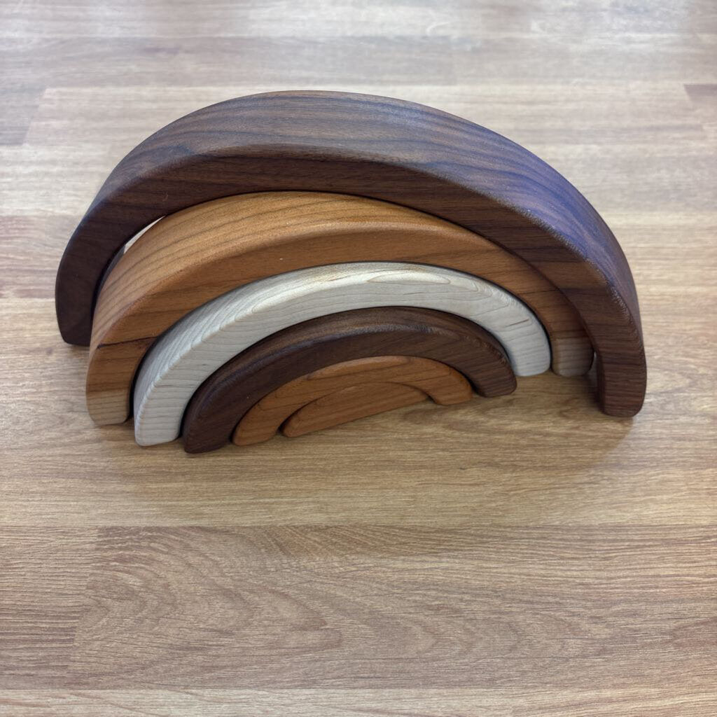 Manzanita Kids Stacking Wooden Rainbow