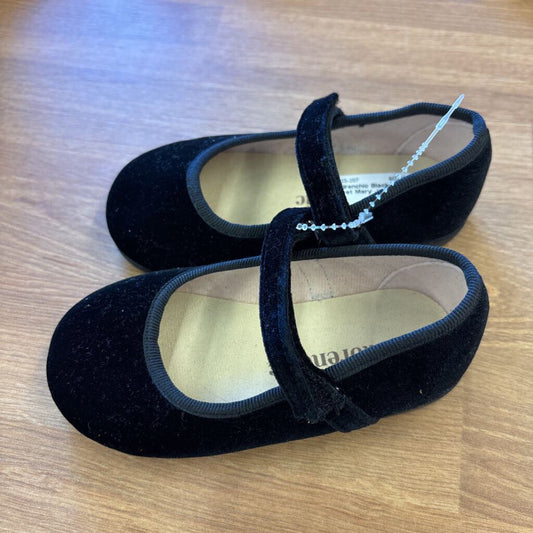 Chidrenchic Black Velvet Mary Janes - 7