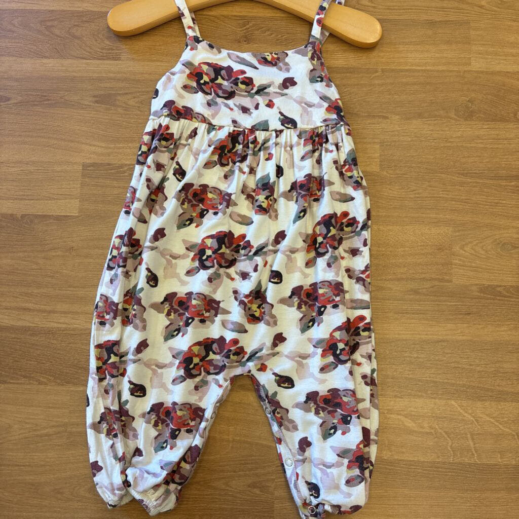 Kate Quinn Bamboo Floral Tank Romper - 18/24m