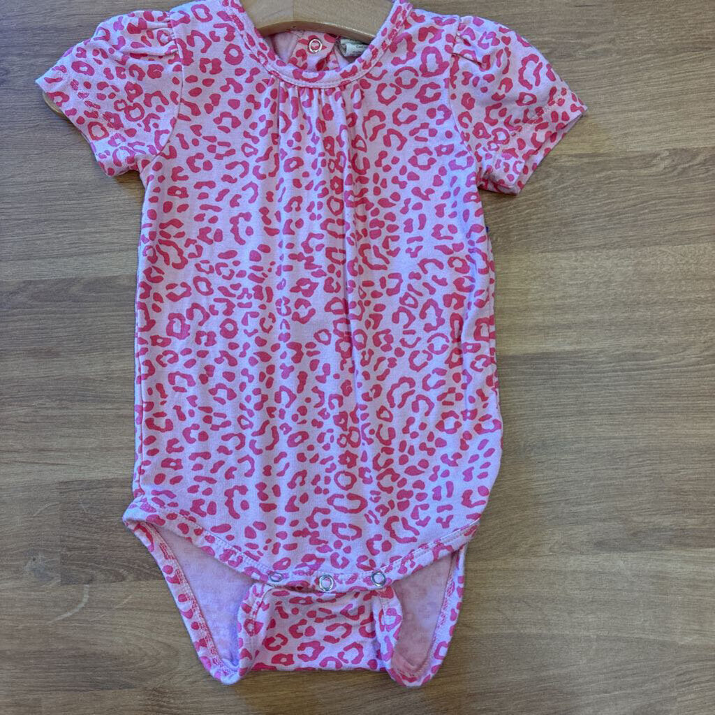 Kate Quinn Bamboo Leopard SS Onesie - 6/12m