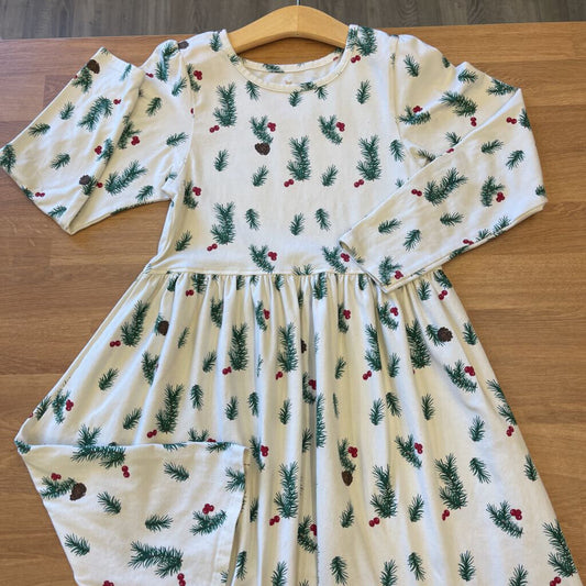 Pink Chicken Fir LS Dress - 10