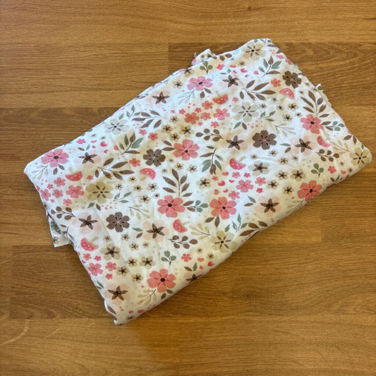 Milkberry Bamboo Floral Swaddle Blanket - Pink