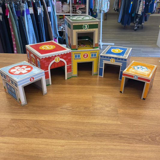 Melissa & Doug Stacking Buildings (no vehicles)
