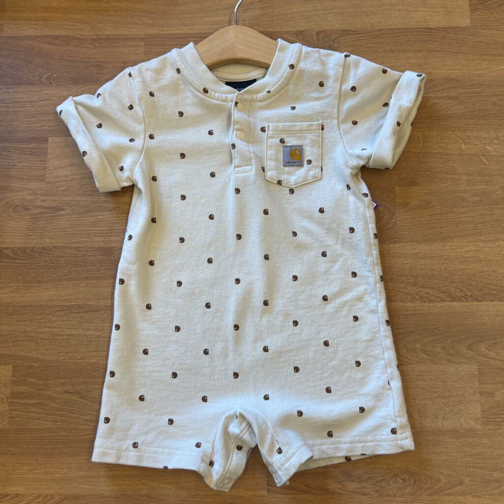 Carhartt Dot Short Romper - 12m