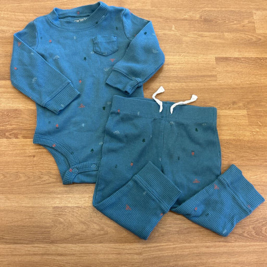 Carter's Thermal Tree Two Pc Set - 9m