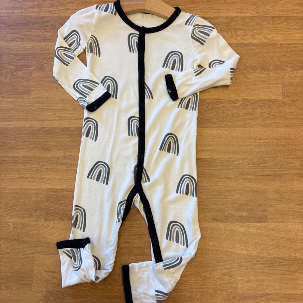 Kyte Baby Bamboo Rainbow Snap Romper (wash wear) - 18/24m