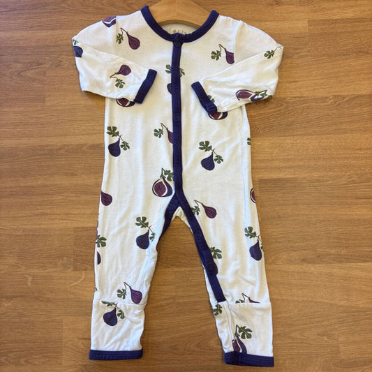 Kyte Baby Bamboo Fig Snap Sleeper (wash wear) - 3/6m