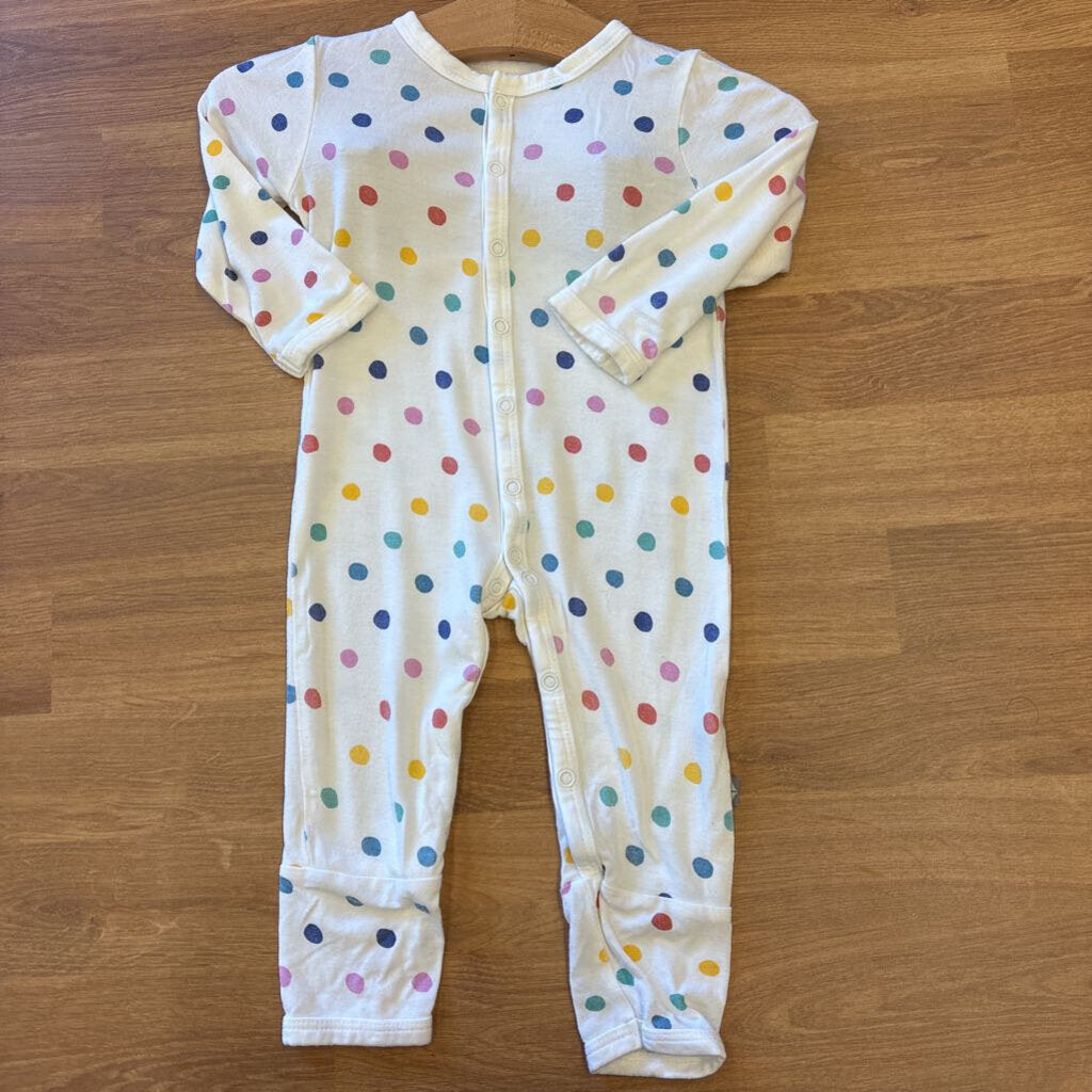 Kyte Baby Bamboo Dot Snap Romper - 3/6m