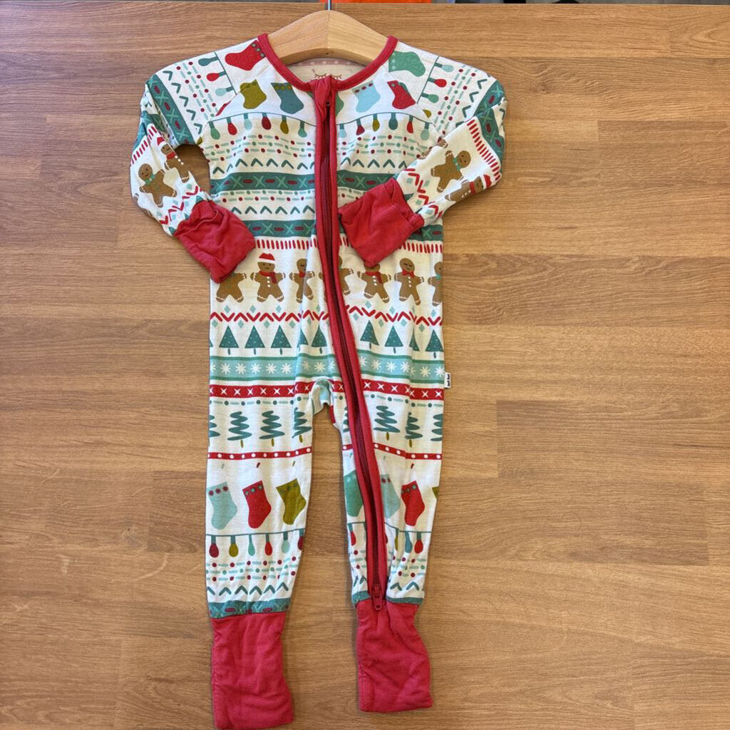 Little Sleepies Bamboo Holiday Zip Sleeper - 0/3m