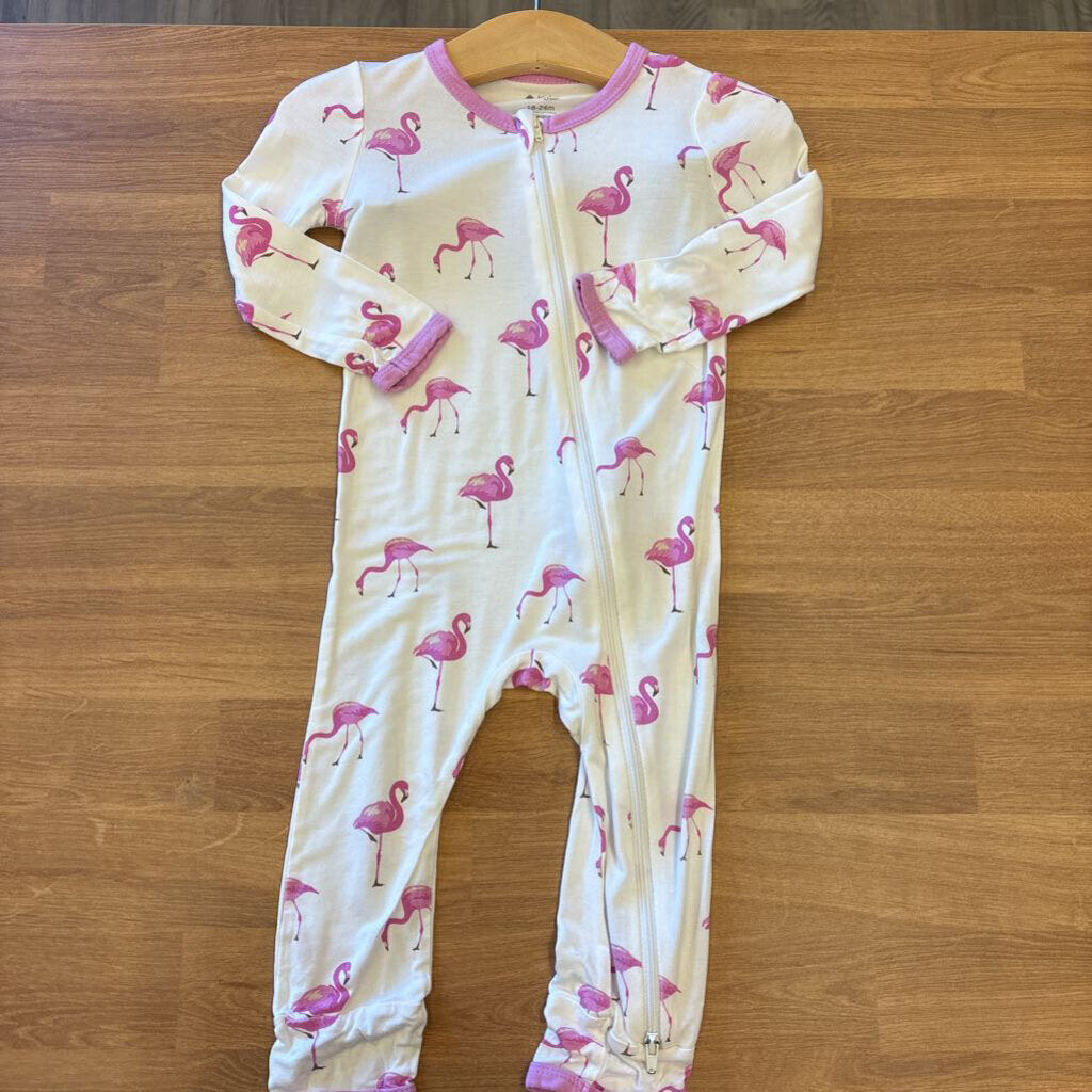 Kyte Baby Bamboo Flamingo Zip Sleeper - 18/24m