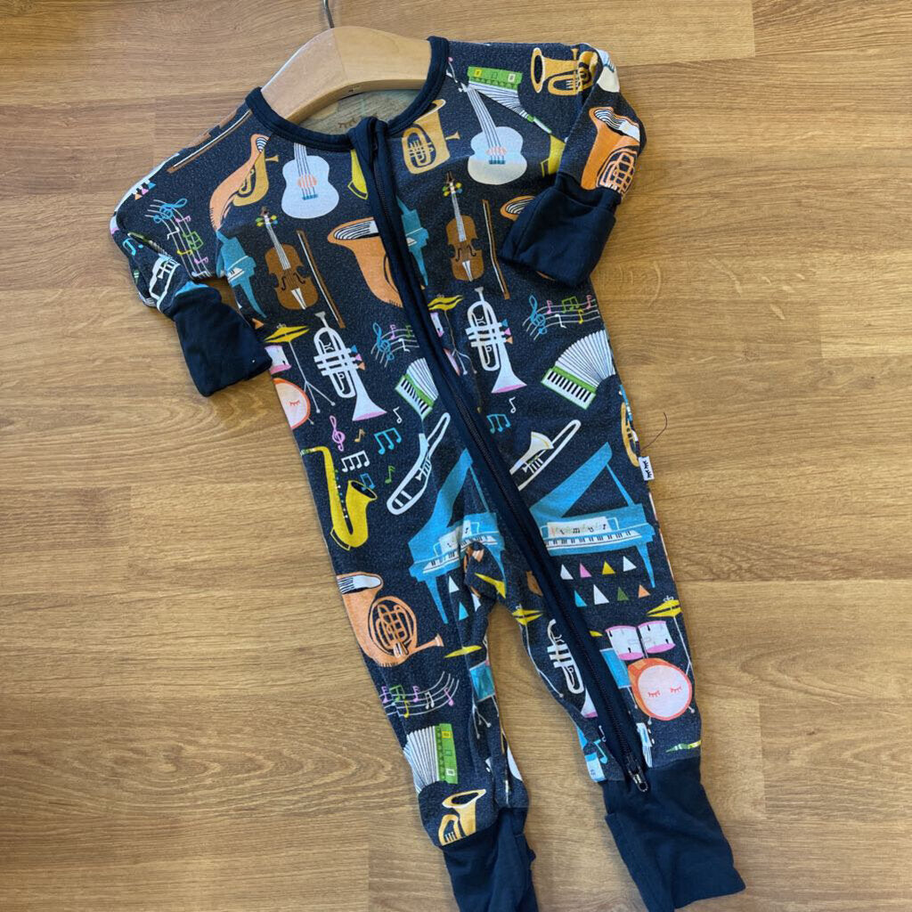 Kyte Baby Bamboo Instruments Zip Sleeper (wash wear) - NB