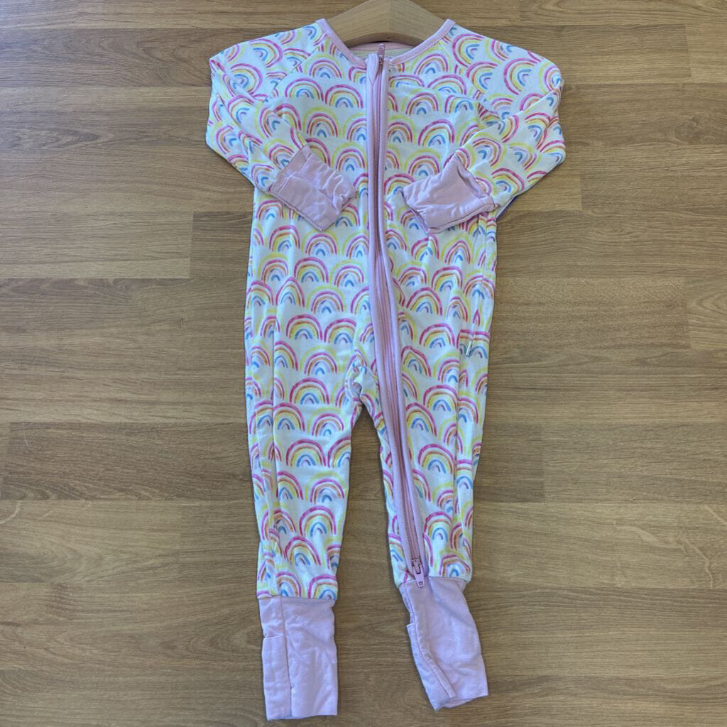 Little Sleepies Bamboo Rainbow Zip Sleeper - 0/3m