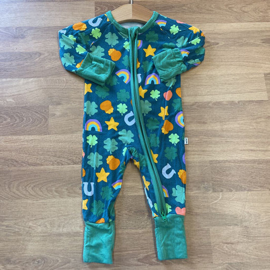 Little Sleepies Bamboo Lucky Zip Sleeper - NB