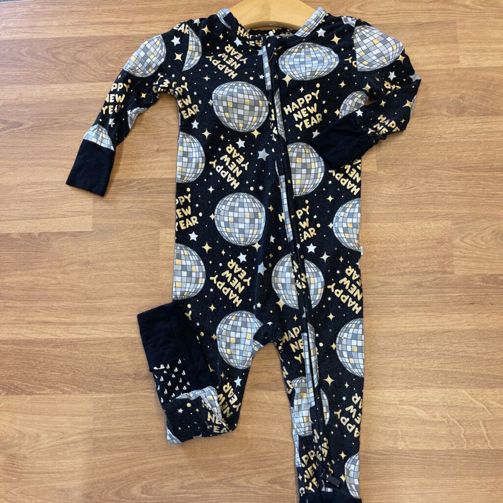Posh Peanut Bamboo New Year Zip Sleeper - 9/12m