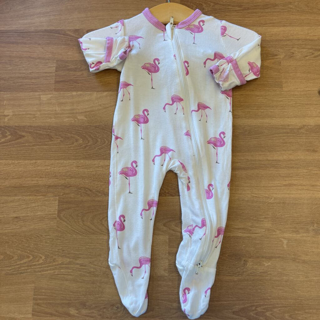 Kyte Baby Bamboo Flamingo Zip Sleeper - 0/3m