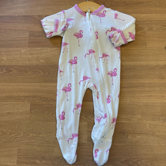 Kyte Baby Bamboo Flamingo Zip Sleeper - 0/3m