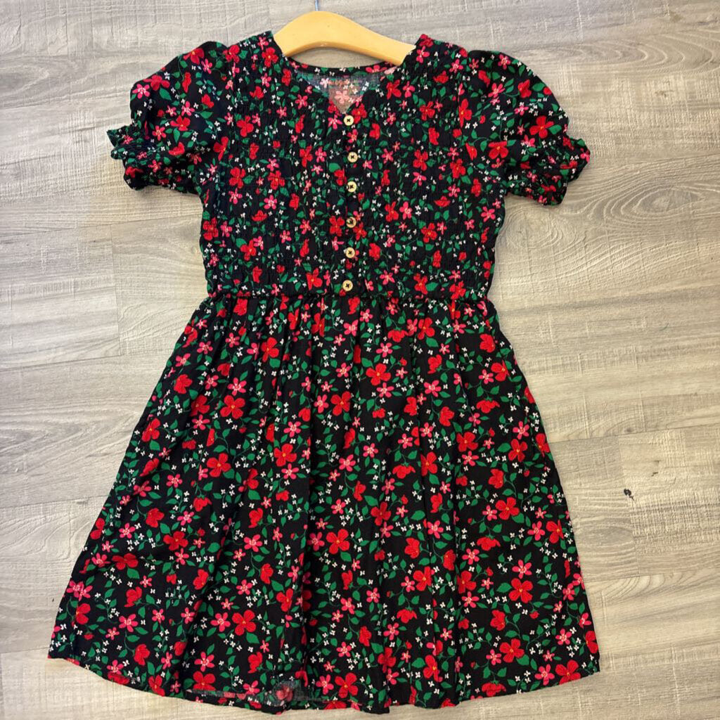 Cat & Jack Floral SS Dress - 10/12