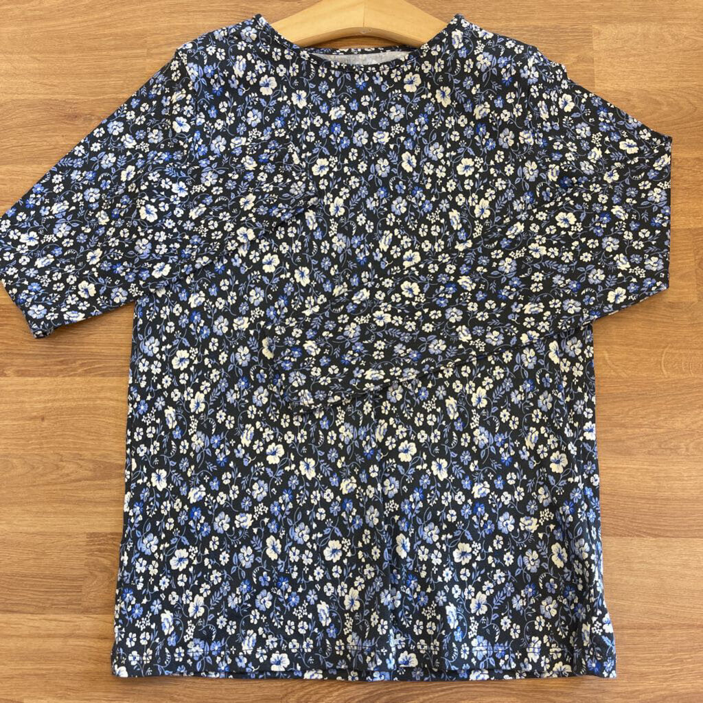 H&M Floral LS Tee - 8/10