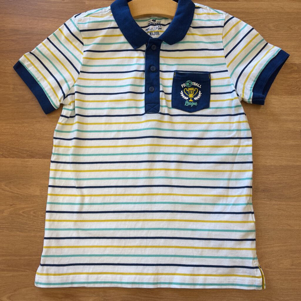 Les Mix Major Stripe SS Polo - 7