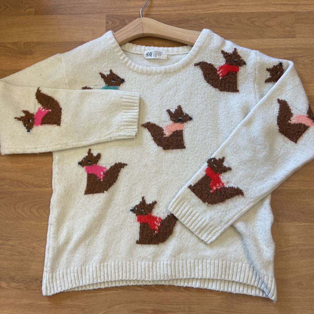 H&M Fox Sweater (wear) - 6x/7