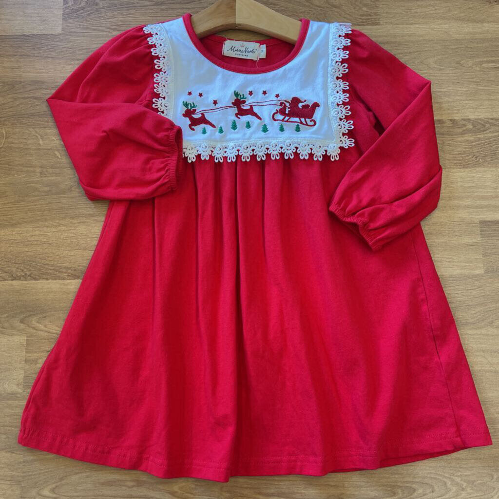 Marie Nicole Sleigh LS Dress - 3