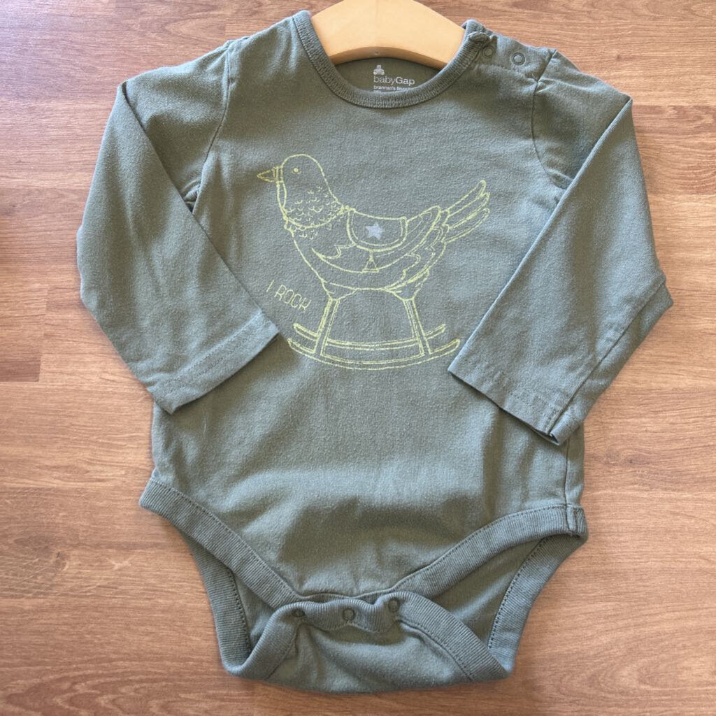 Baby Gap Bird LS Onesie - 12/18m