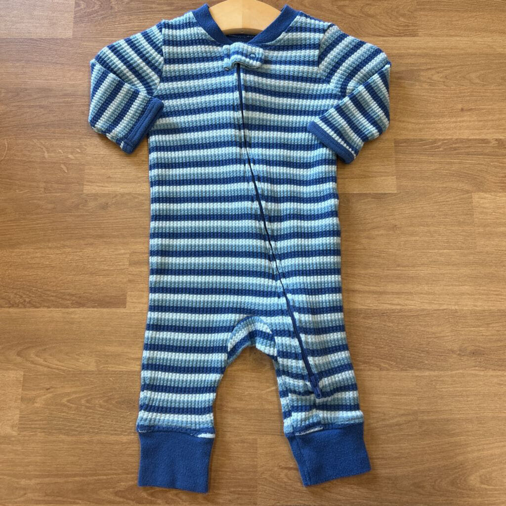 Cloud Island Thermal Zip Romper - 0/3m