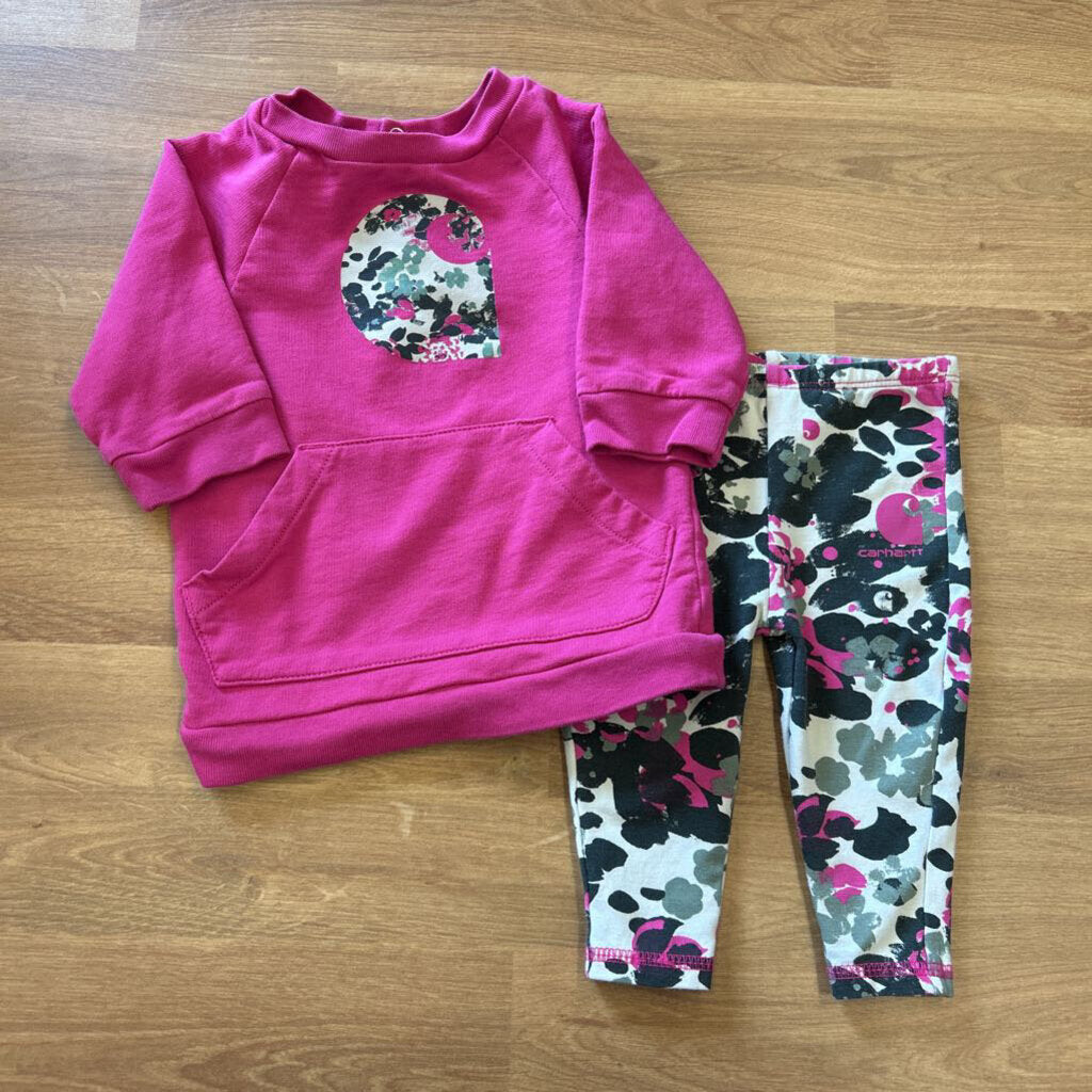 Carhartt Floral Two Pc Set - 3m