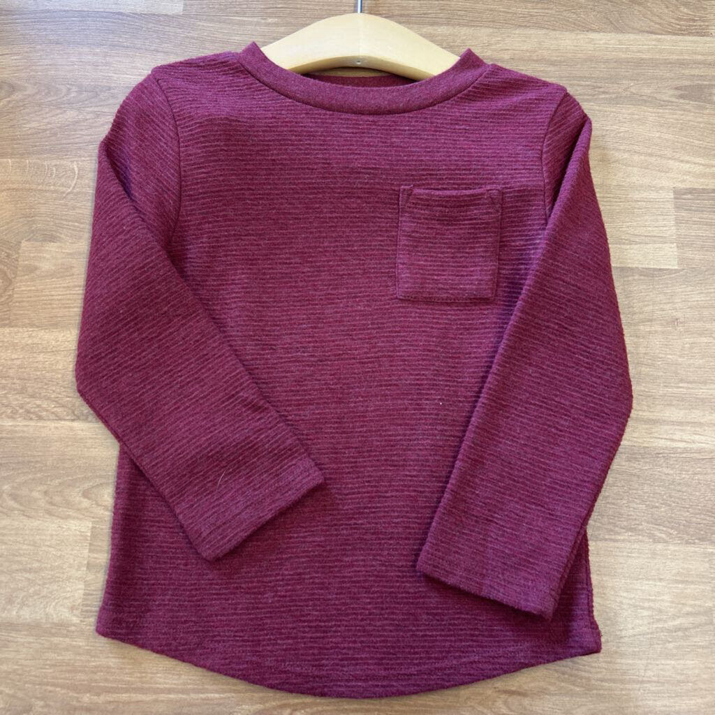 Cat & Jack Pocket LS Tee - 3T