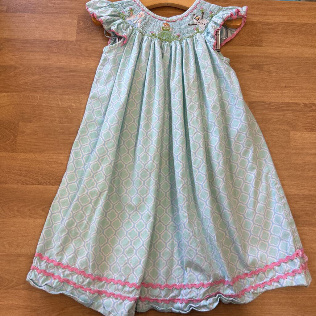 Handmade Smocked SS Dress ~ 3/4