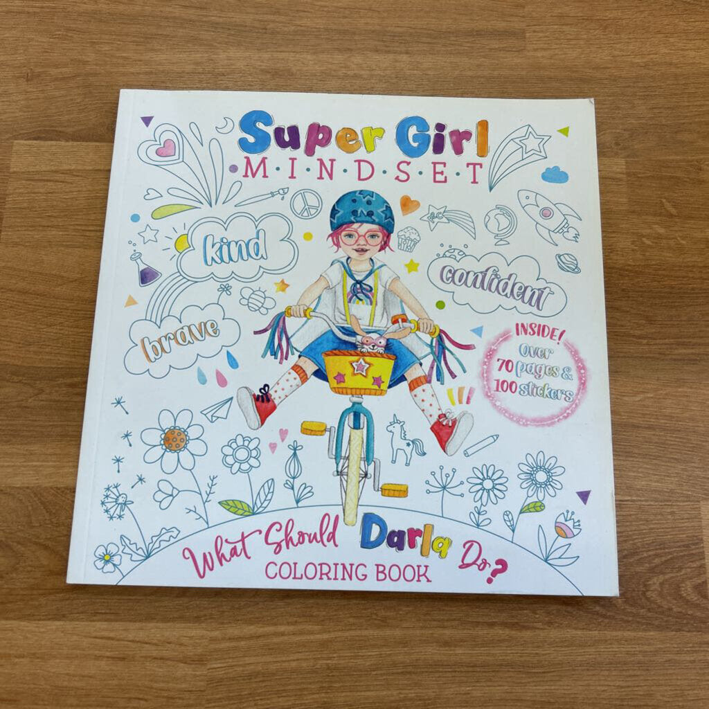 Super Girl Mindset Coloring Book