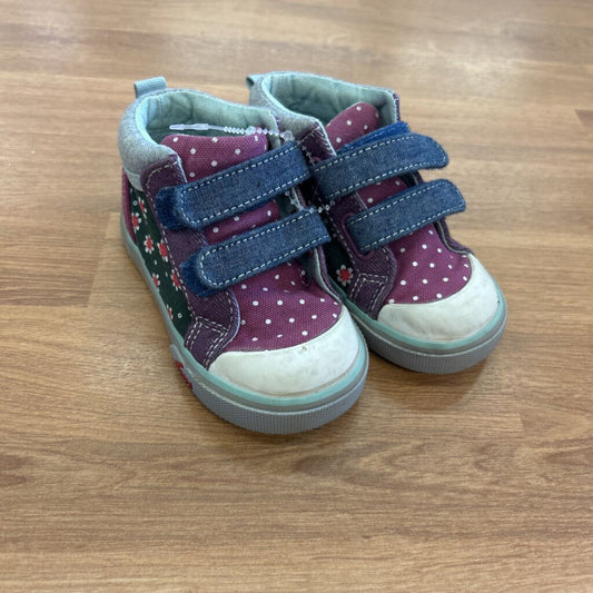 See Kai Run Purple Floral Sneakers - 6