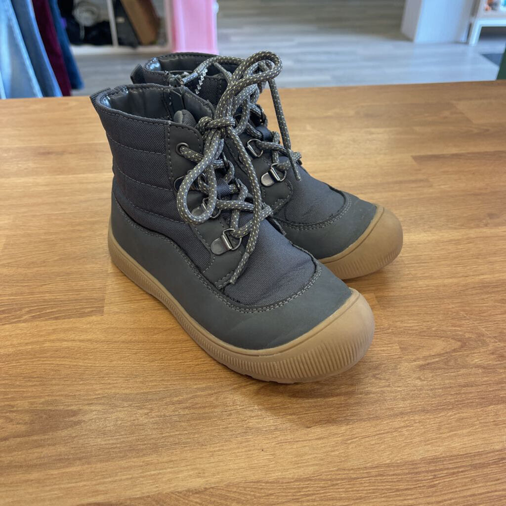 Cat & Jack Grey Sneaker Boots - 11