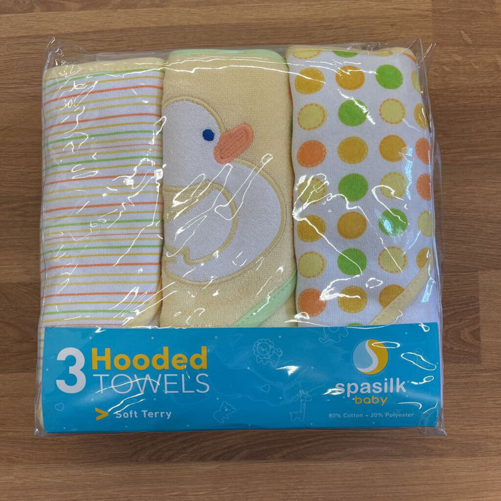NEW Spasilk Baby 3 Hooded Towels
