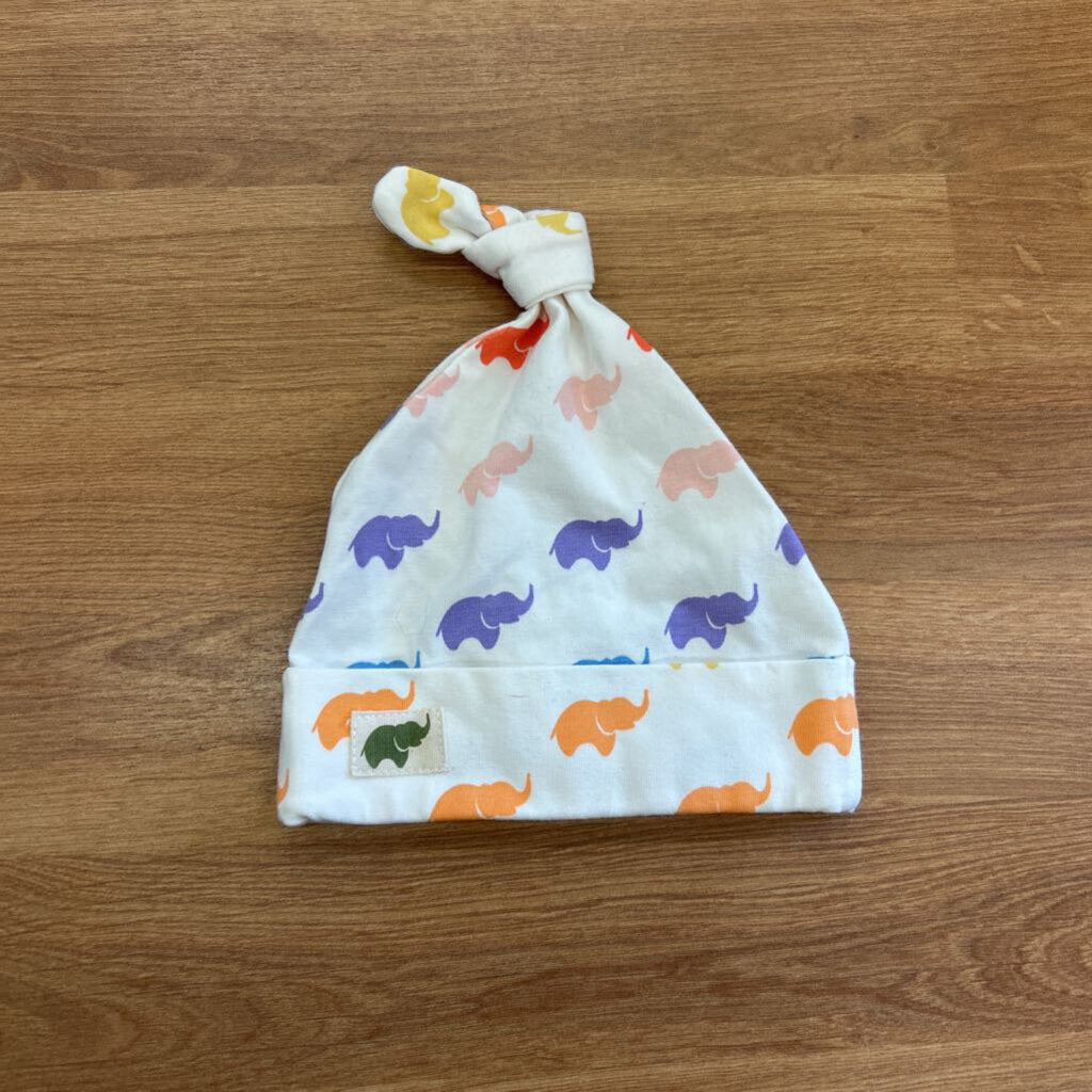 Monica and Andy Elephant Infant Knot Hat