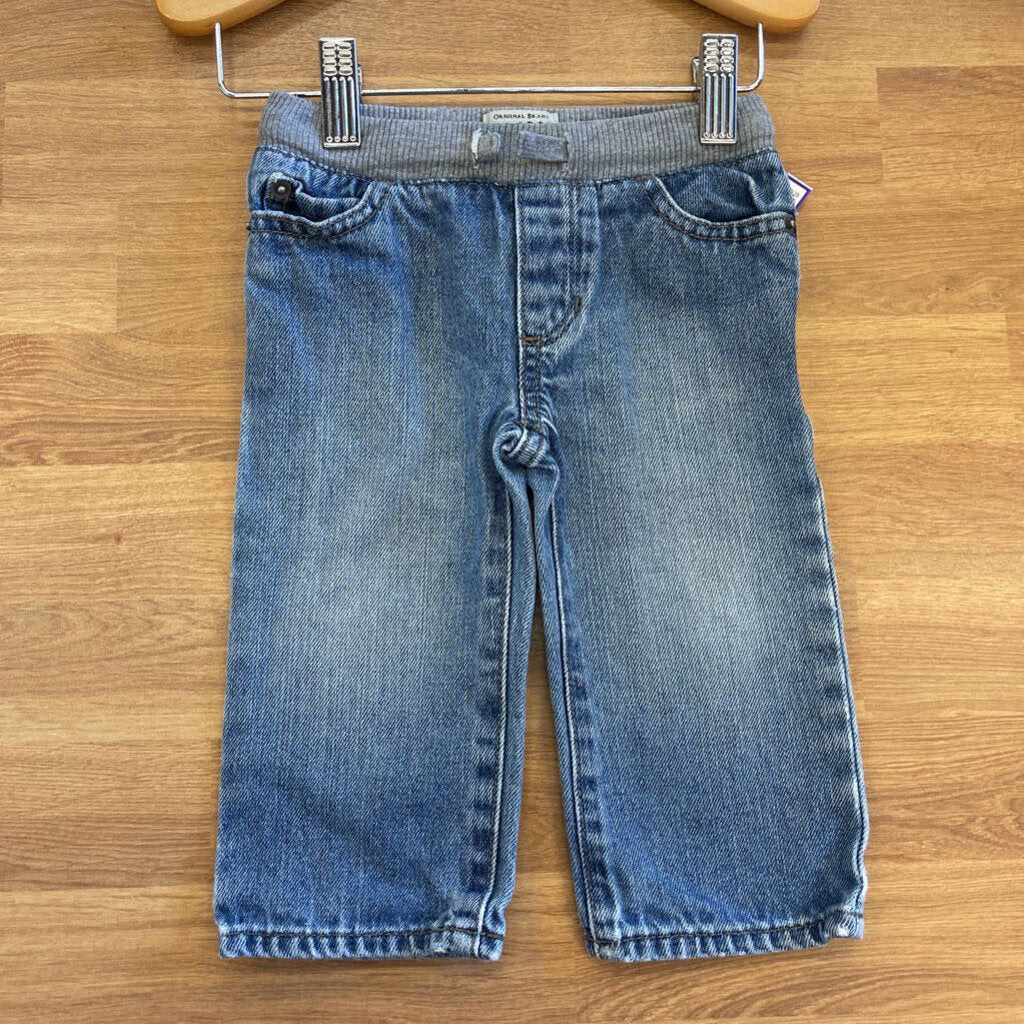 Children's Place Straight Pull On Jeans - 12/18m