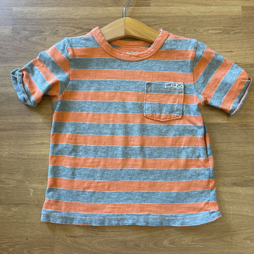 Baby Gap Stripe SS Pocket Tee - 2